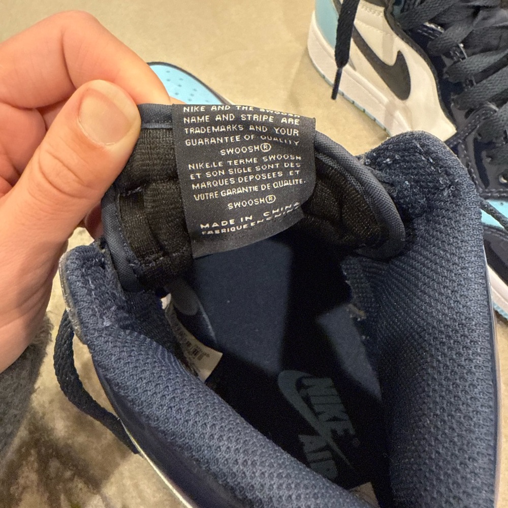 Air Jordan 1 Retro High OG 'Blue Chill' - Women’s 8, Men’s 6.5 - Picture 10 of 12